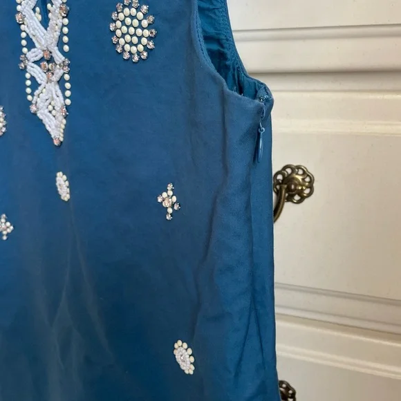 Crewcuts Teal Embellished Dress - Picture 4 of 7
